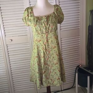 Short Floral Day Dress